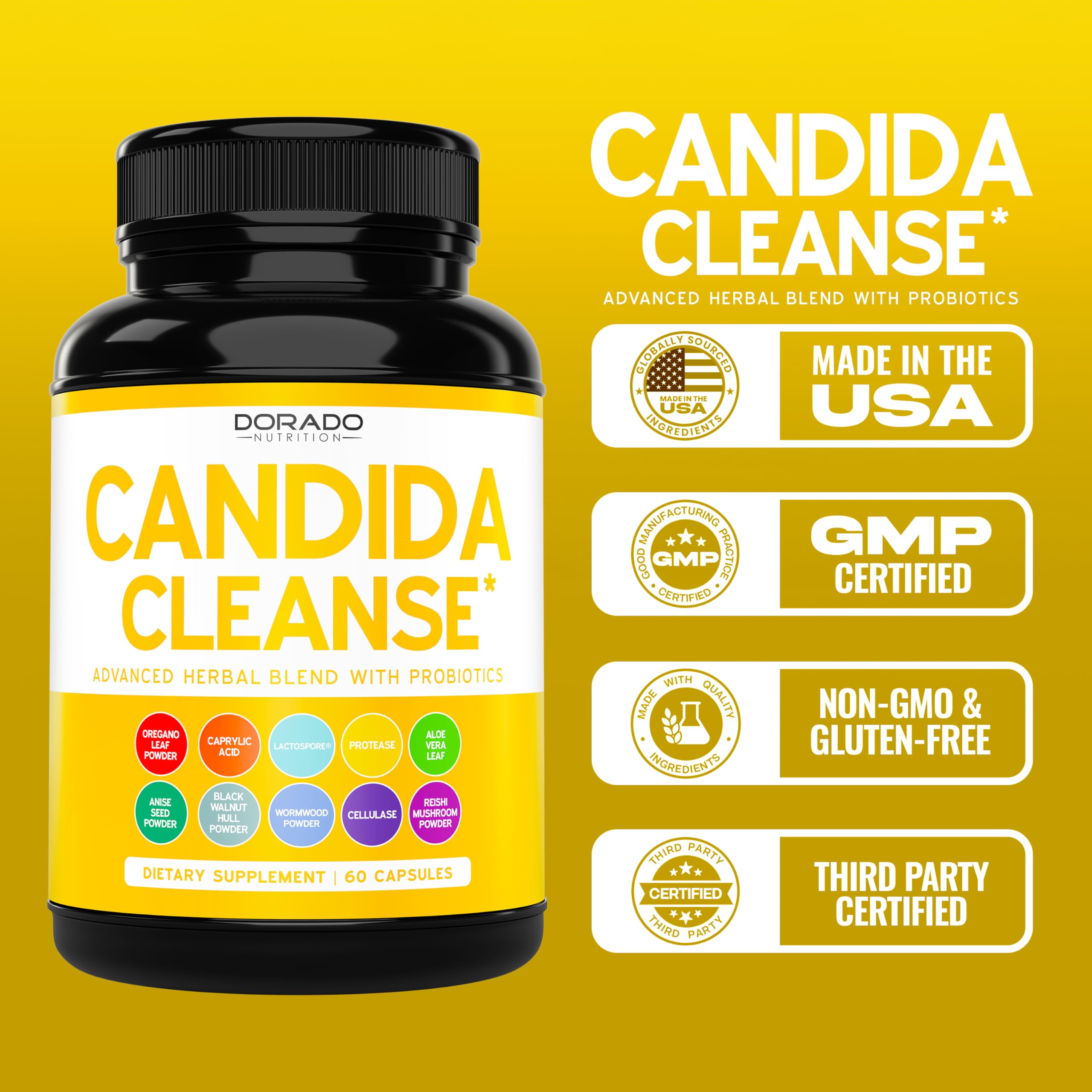 Dorado Nutrition Candida Cleanse Detox scene showing healthy digestion in daily routine.