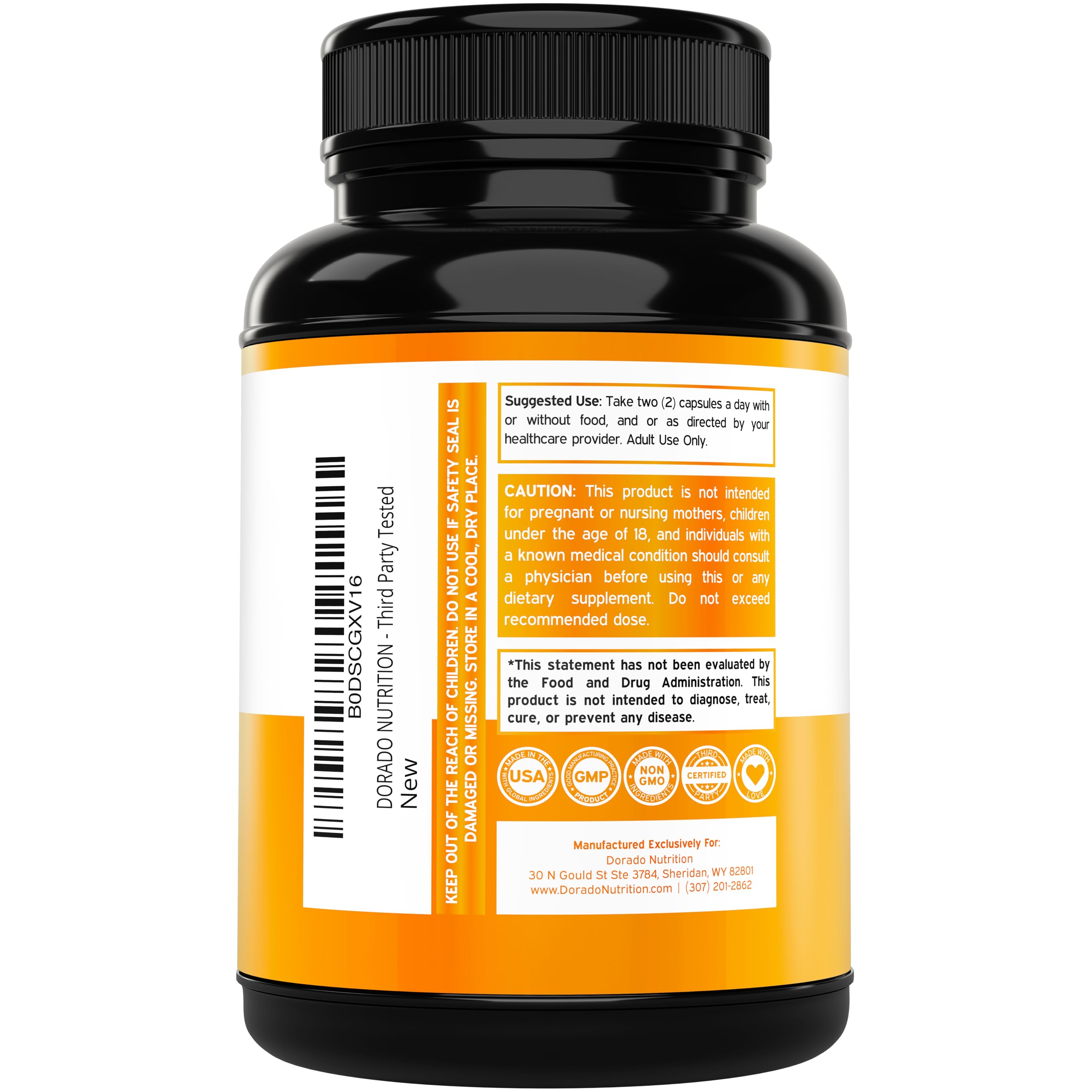 Etiqueta de Candida Cleanse mostrando ingredientes y usos digestivos