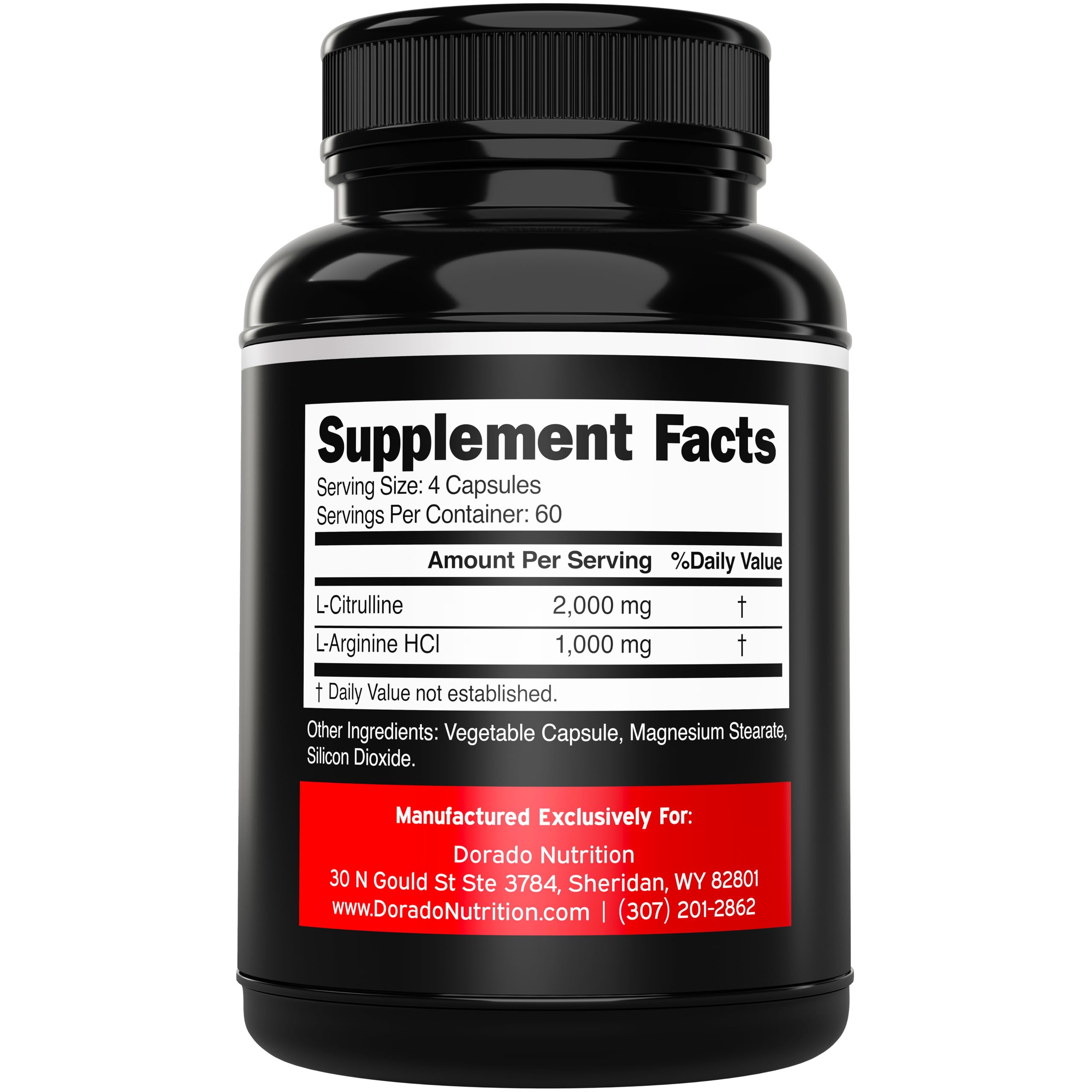 Dorado Nutrition 240 vegan capsules pile – convenient daily stamina and endurance support.