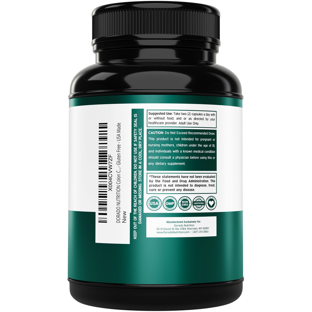 Cápsulas del Colon Cleanse para la ingesta diaria.