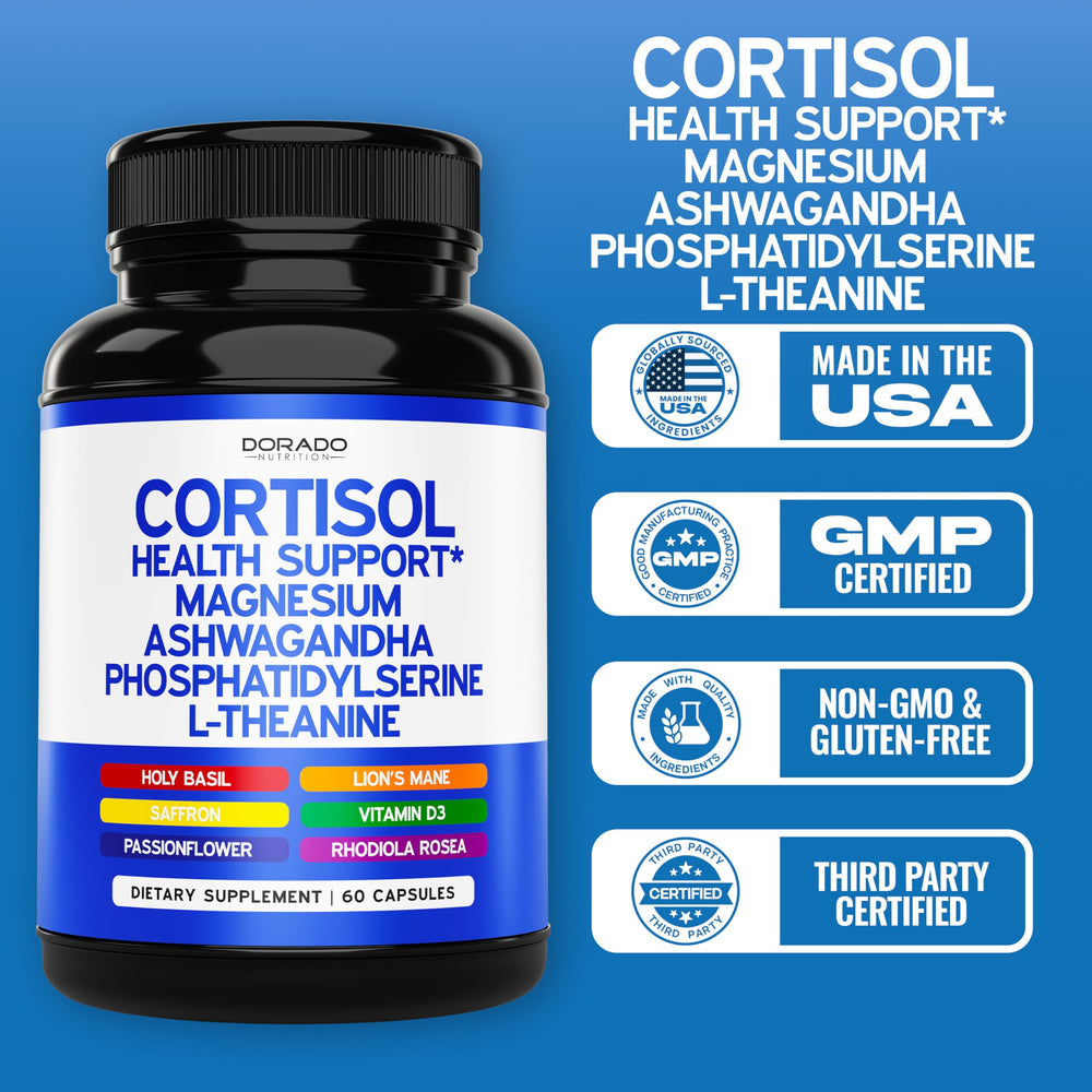 DORADO NUTRITION cortisol facility shot signals third-party testing