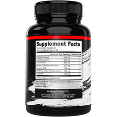 DORADO NUTRITION HGH Supplements bottle pour showing easy-to-take capsules.