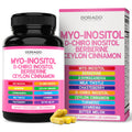 Myo-Inositol & D-Chiro Inositol for Women - 90 Capsules, 40:1 Ratio, 10-in-1 Formula, Vegan, USA Made