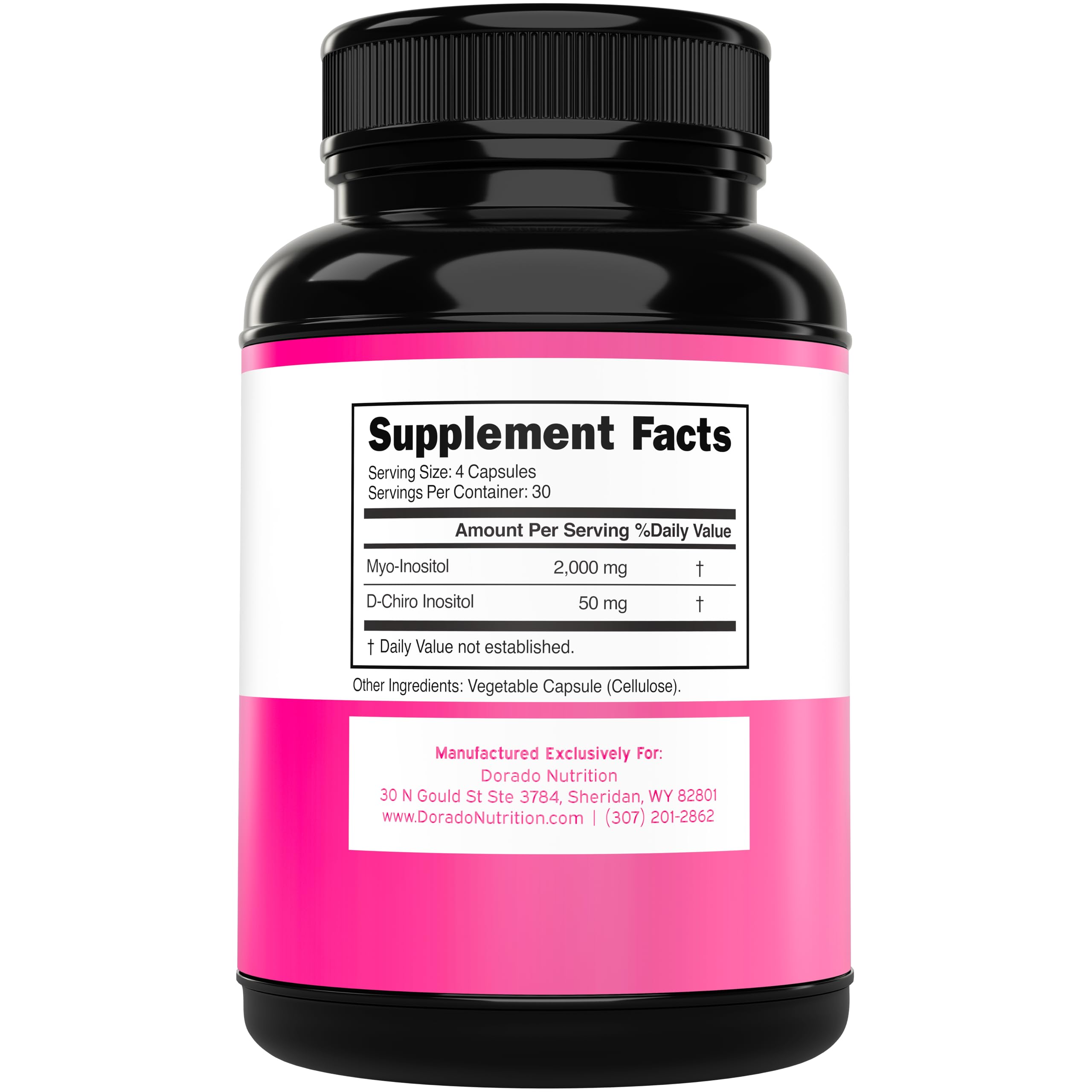 Dorado Nutrition capsules displayed for daily wellness use.
