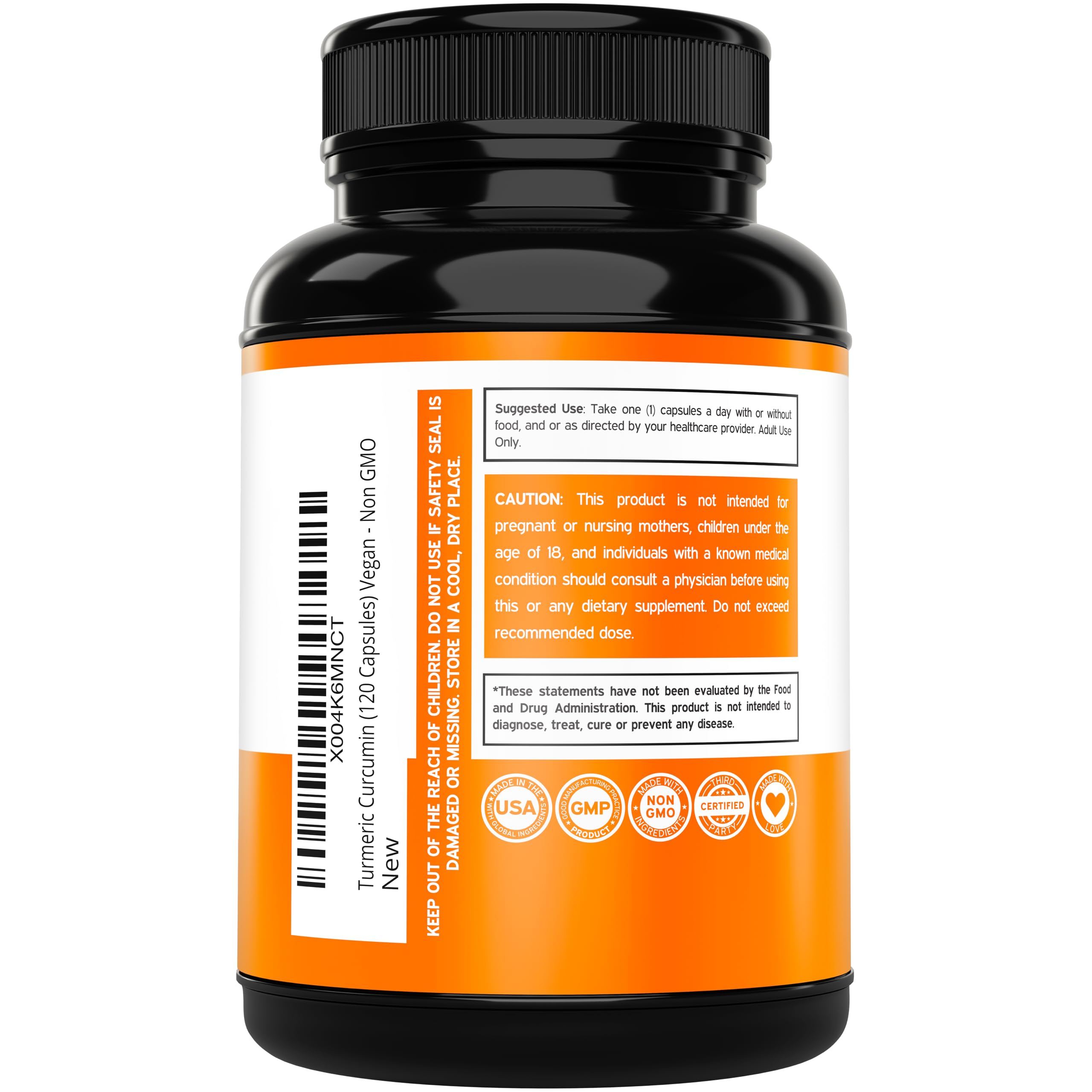 DORADO NUTRITION Curcuma con pimienta negra, mejora la absorción de nutrientes.