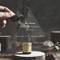 Doratelier Santal Diffuser Oil dropper and orifice reducer ready for easy scent control