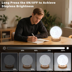Doraubia remote-control sun lamp with adjustable brightness and color temperature
