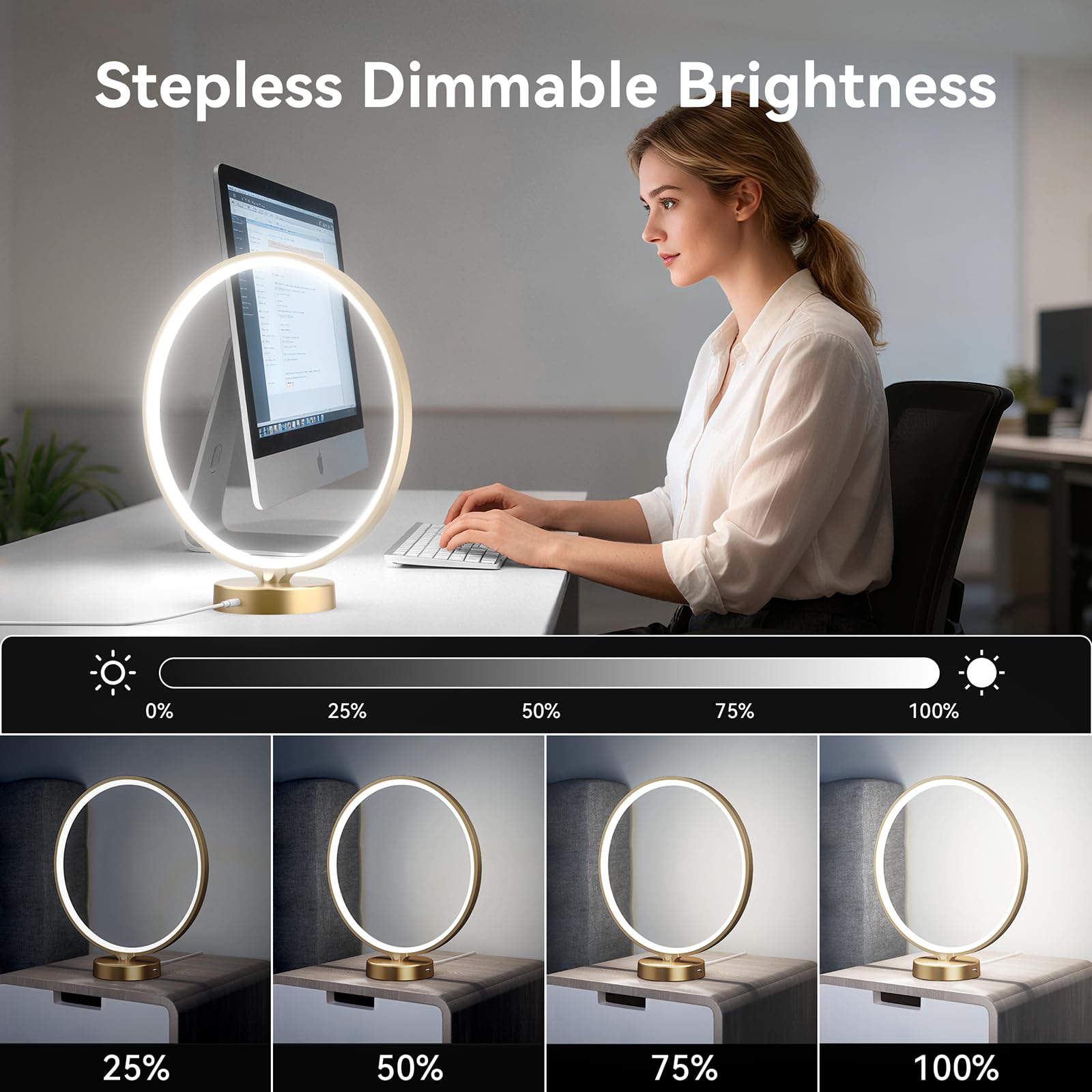 Doraubia Sunlight Lamp offers three color temperatures for different tasks