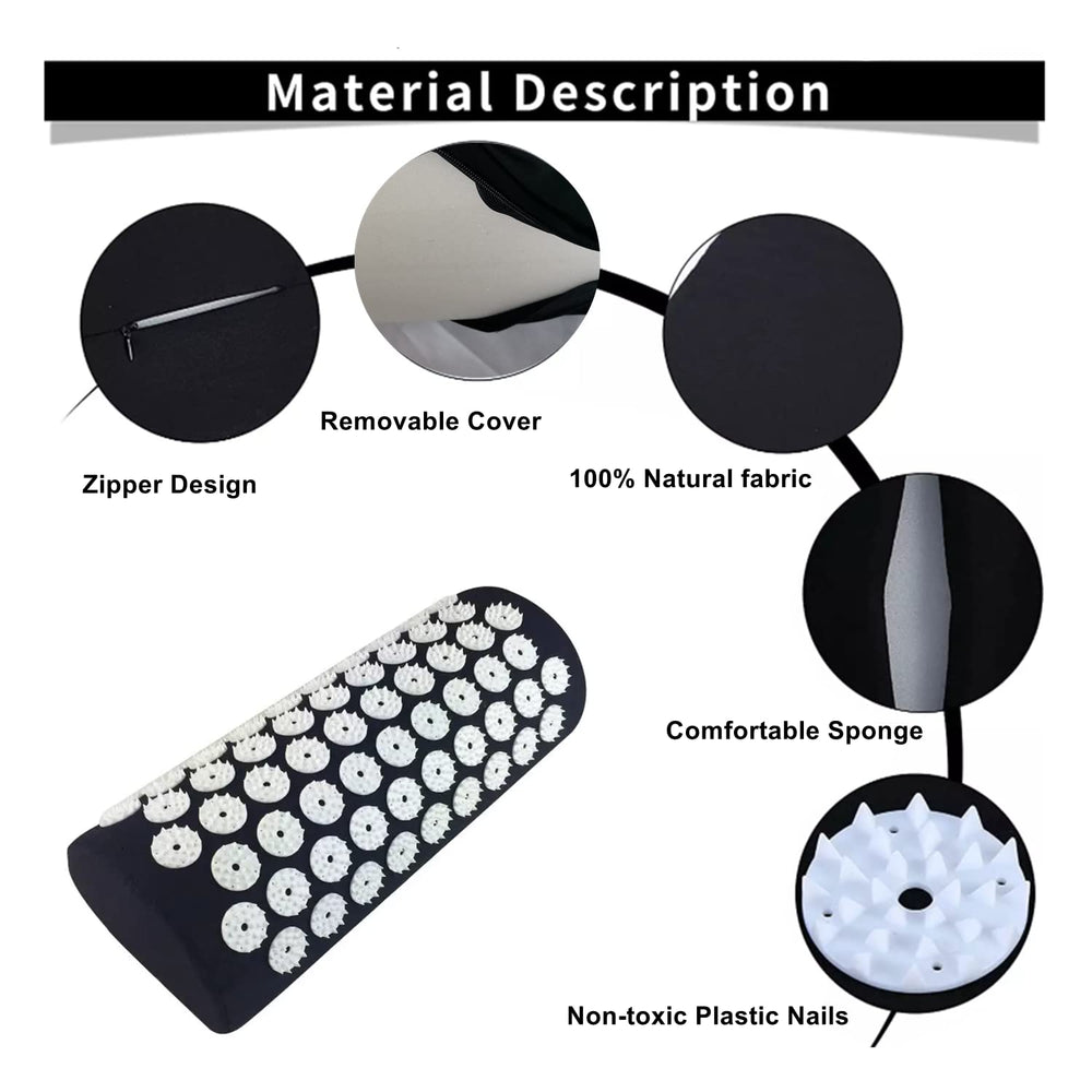 DoroSun pillow on back for full-body coverage and potential tension relief