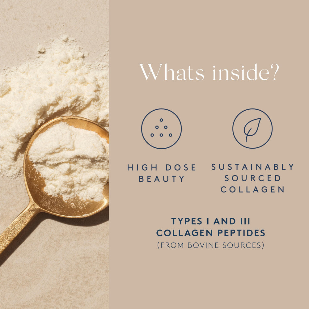 DOSE & CO. Pure Collagen serving scoop showing 20g portion