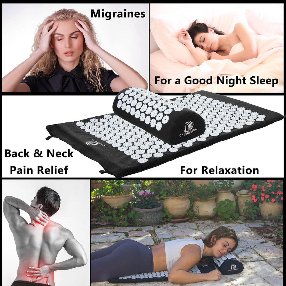 DoSensePro relaxing sleep aid on mat after busy day.