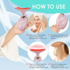 Doset ergonomic grip provides comfortable handling during routines.
