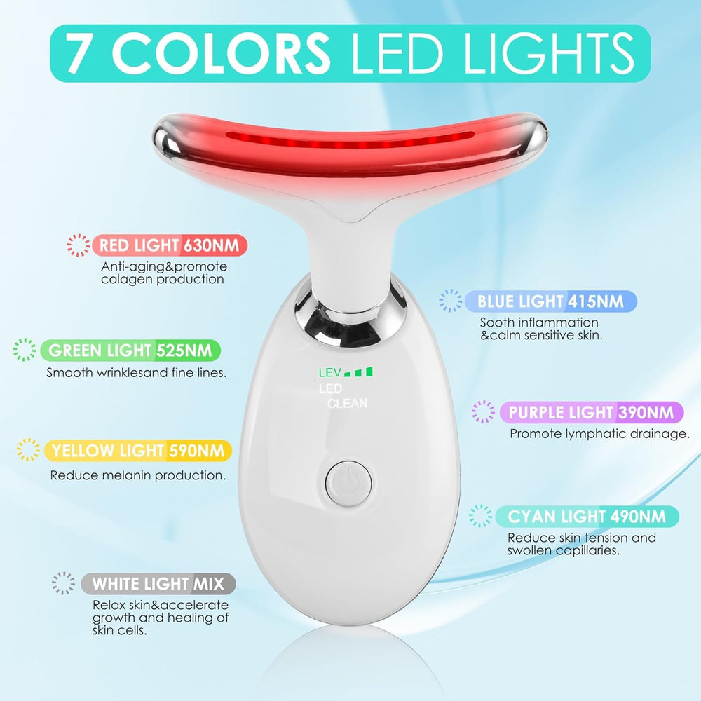 Doset face massager three-modes control for customizable skincare session