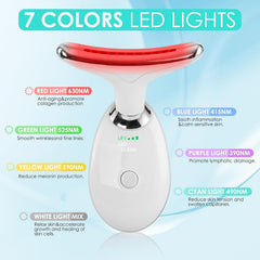 Doset face massager three-modes control for customizable skincare session