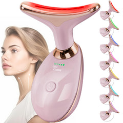 Doset facial massager with arc head in rose gold for smooth glide.