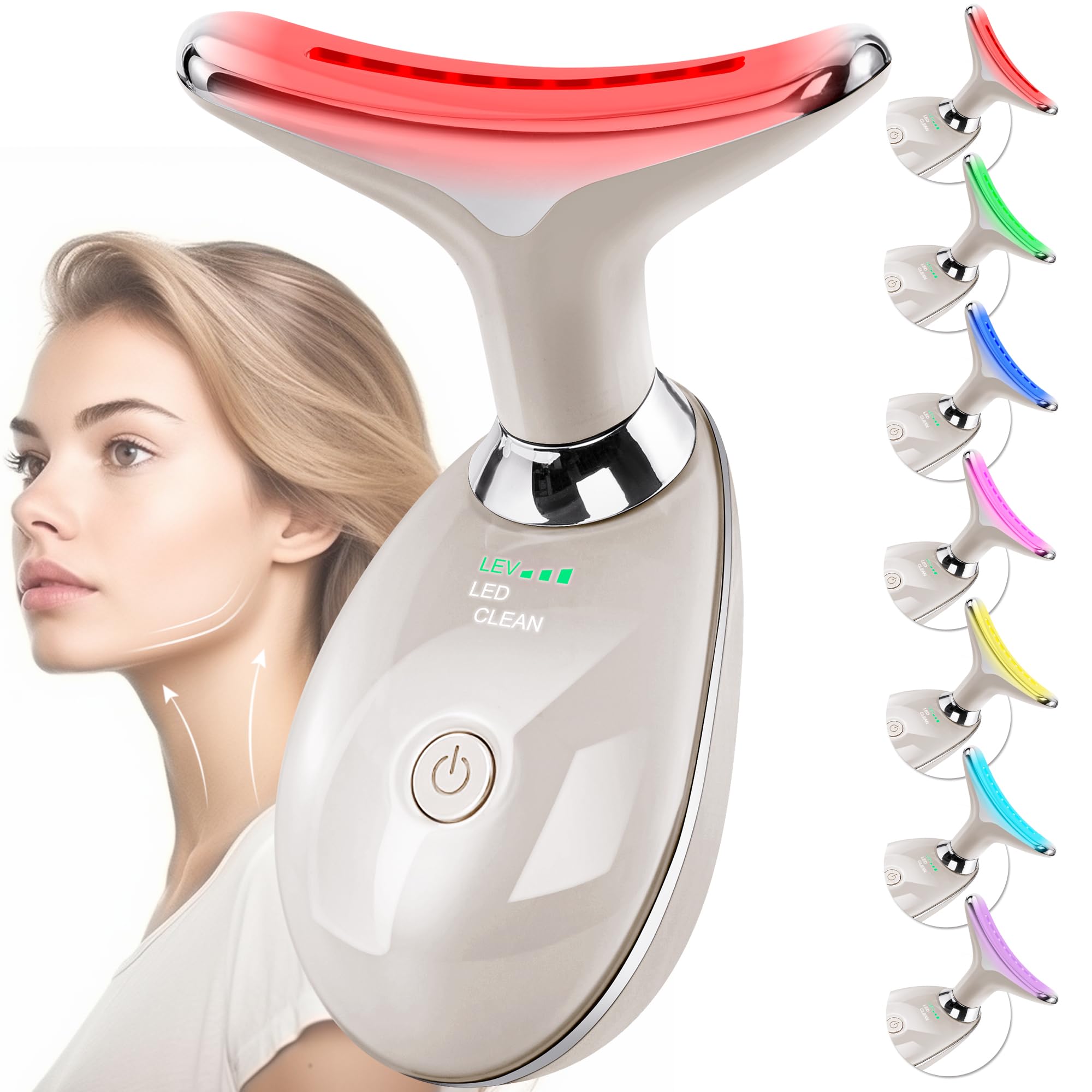 Doset Facial Massager Arc Head gliding for smoother product absorption and even coverage