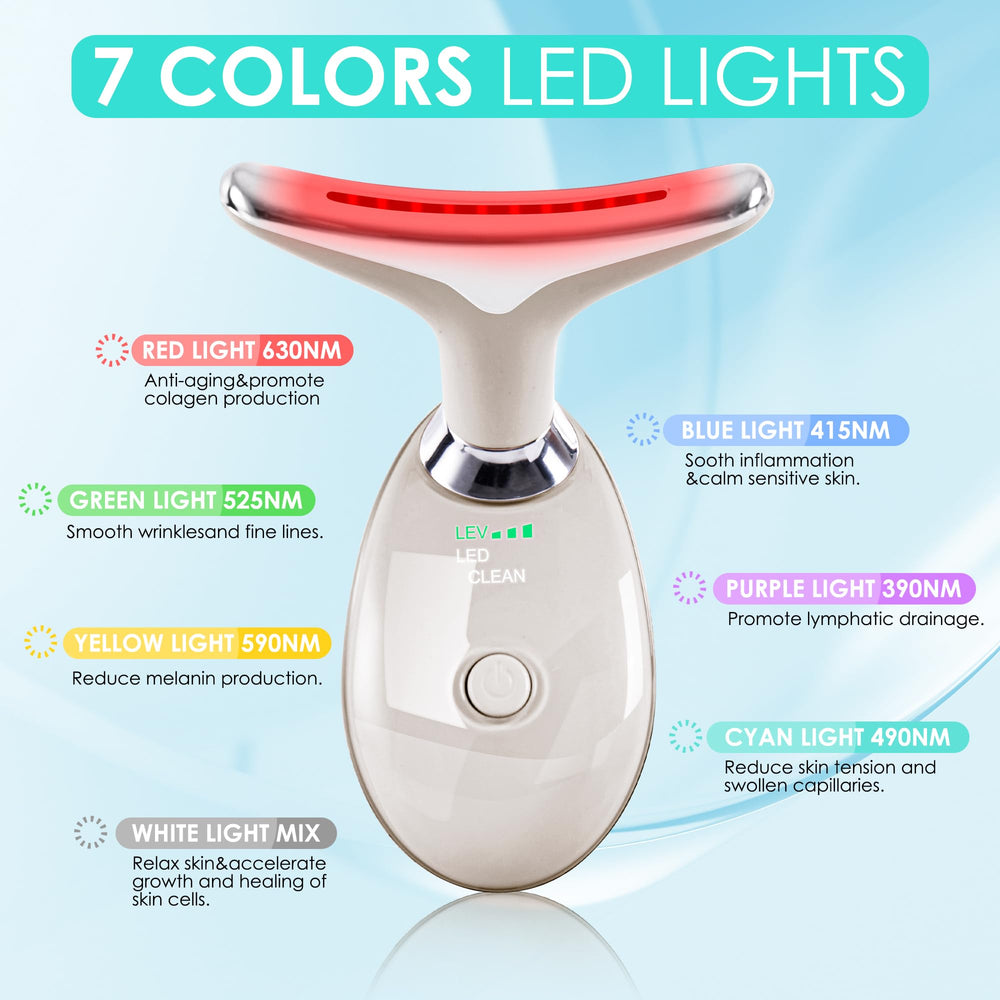 Doset Facial Massager Red-Light therapy for skin rejuvenation and relaxing sensation