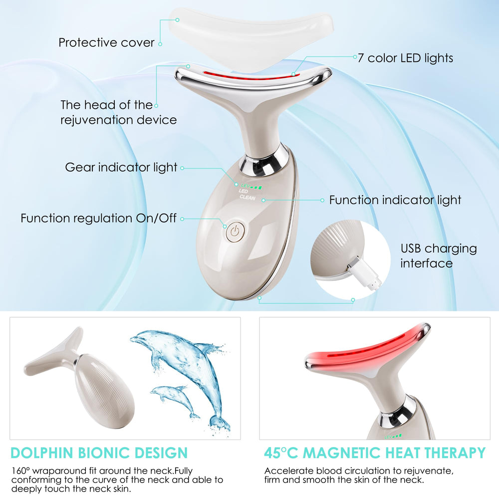 Doset Facial Massager USB-C charging for convenient power on-the-go