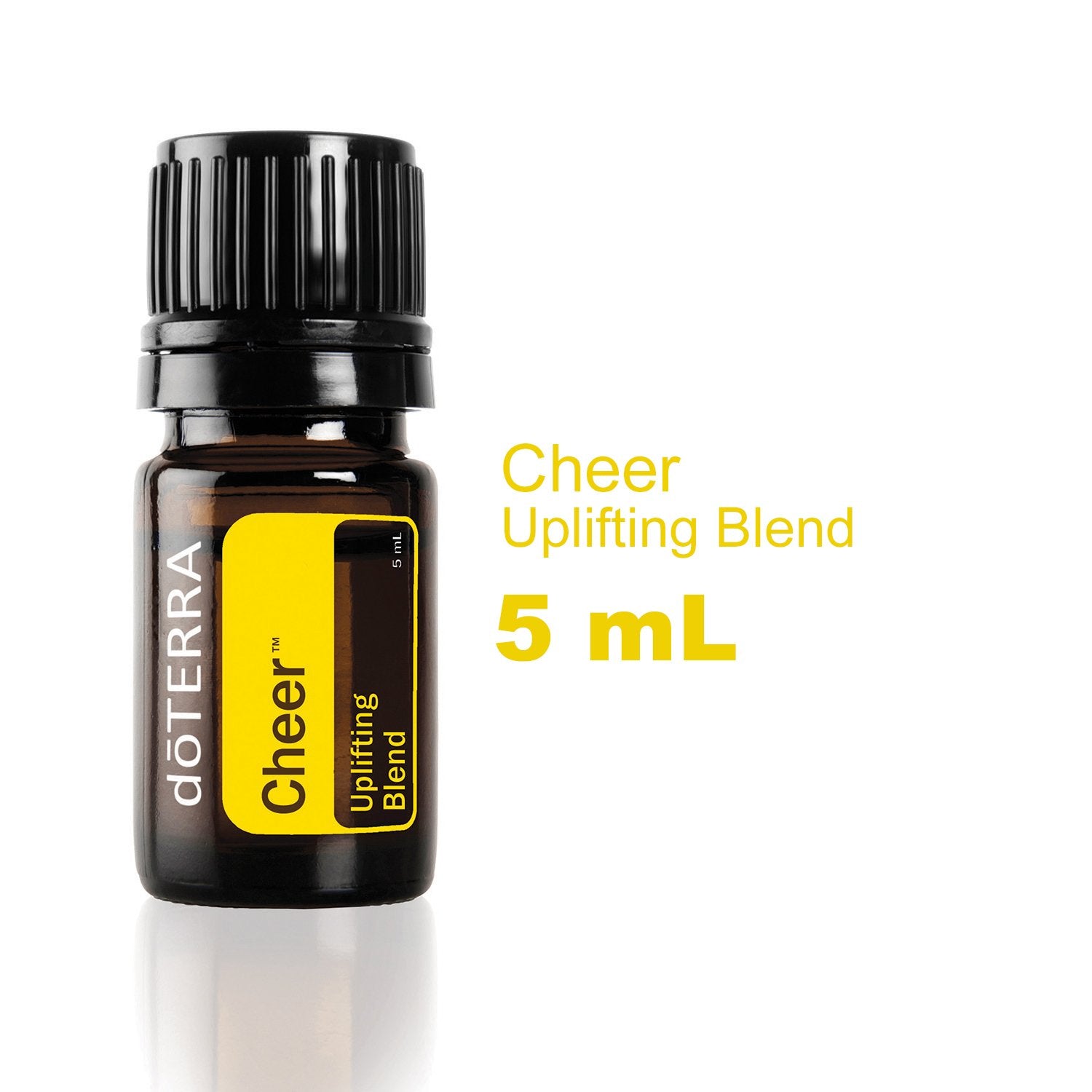 doTERRA Cheer bottle open ready to release its refreshing aroma