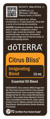 doTERRA Citrus Bliss fruits closeup displaying fresh citrus notes with vanilla hint.