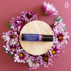 doTERRA Clary Calm drops pouring for mood balance and relaxation