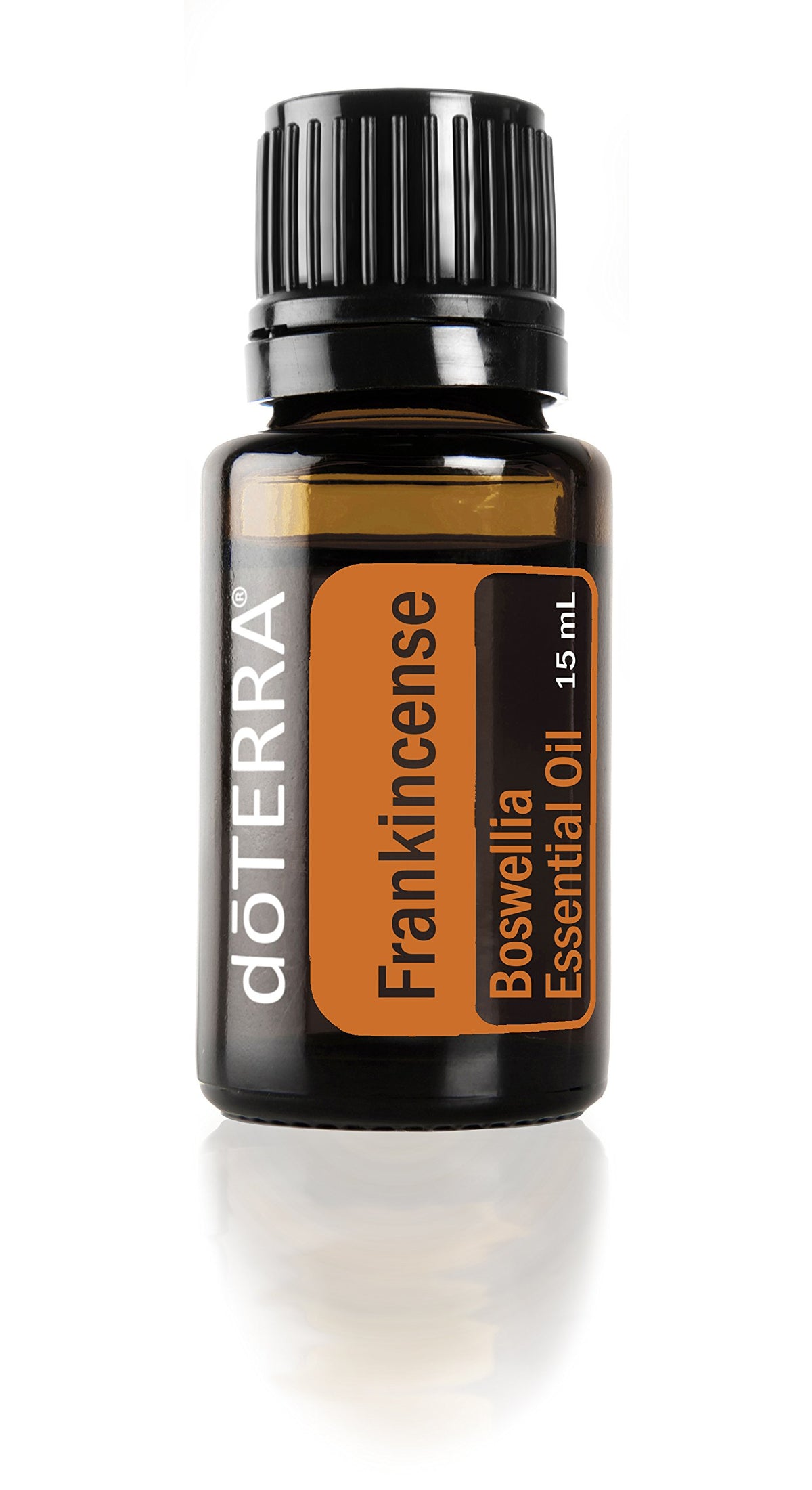 doTERRA Frankincense 15 ml bottle for skincare and mood support.