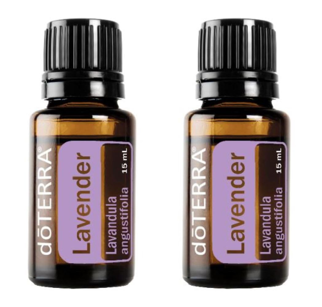 doTERRA Lavender oil 15 ml bottle close-up for calming routines.