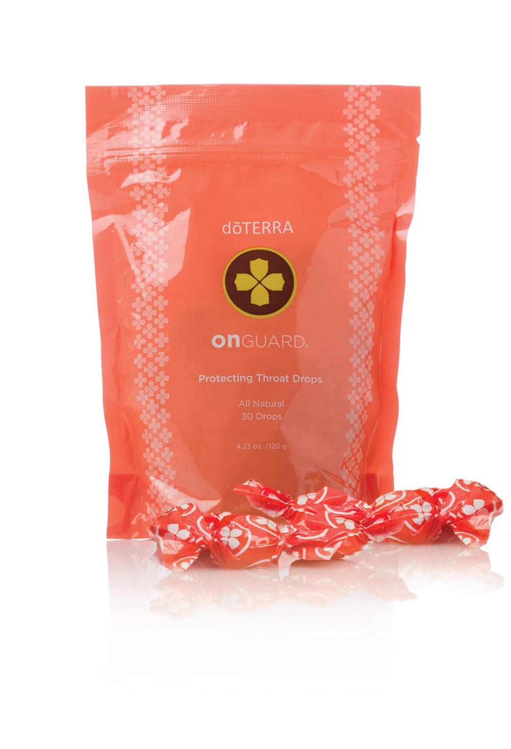 doTERRA On Guard throat drops in packaging for on-the-go immune support.