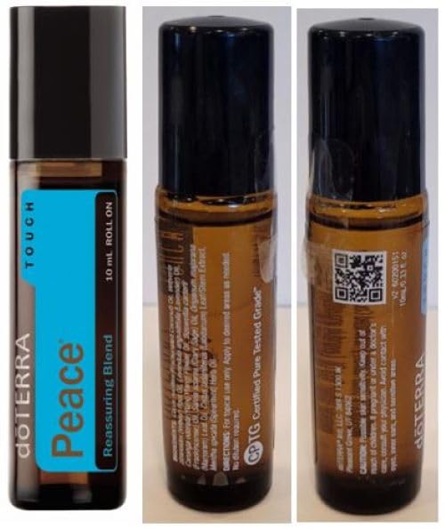 doterra Peace Touch packaging box, compact travel-ready design