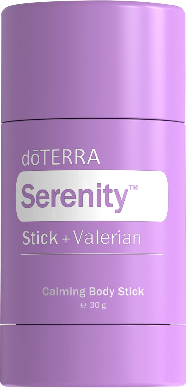 doTERRA Serenity Stick 30g showcasing a smooth, calming aroma for bedtime use
