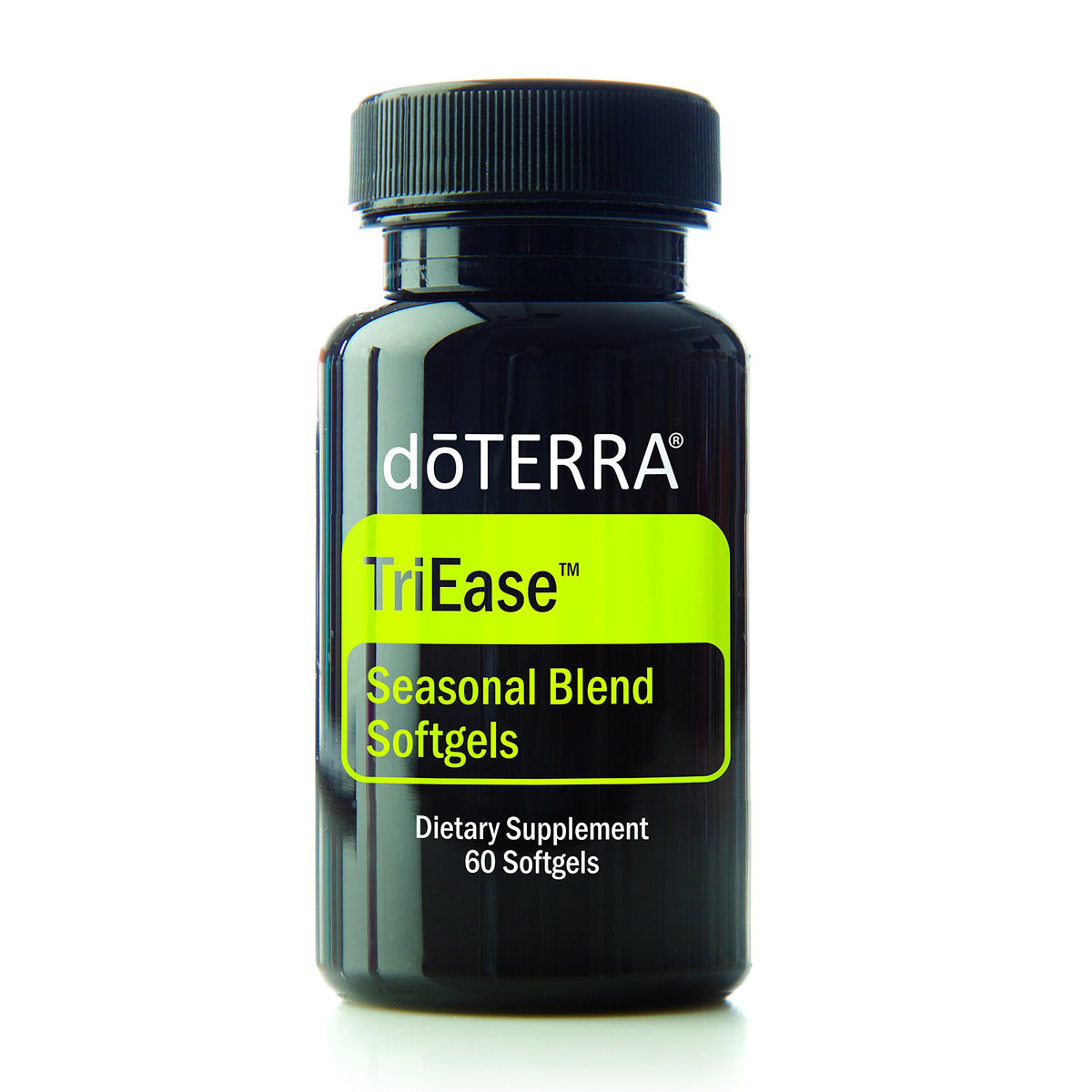 doTERRA TriEase softgels with lemon, lavender, and peppermint for seasonal support