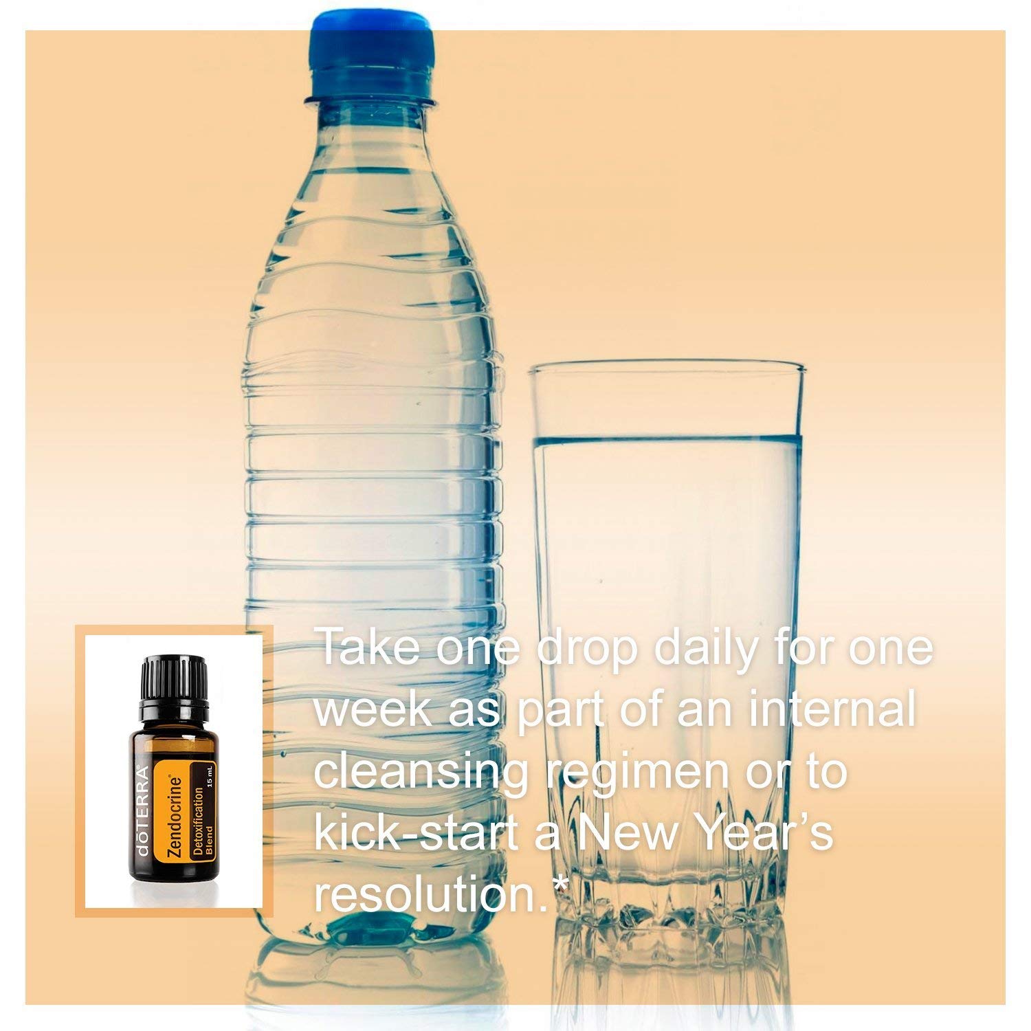 doTERRA Zendocrine uses in tea or water for a refreshing cleanse option.