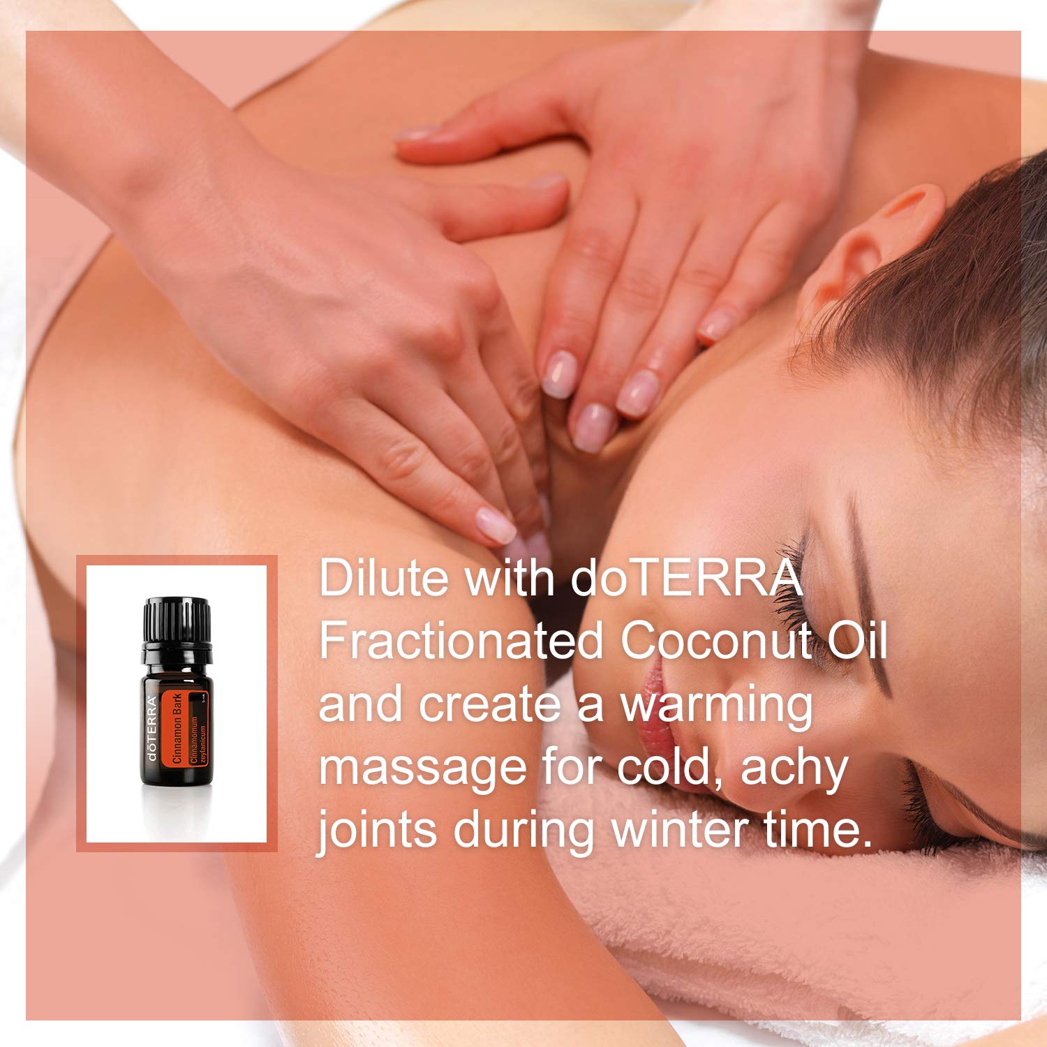 doTERRA Cinnamon essential oil bottle, premium-grade aroma for flavor and routine