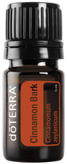 doTERRA Cinnamon essential oil bottle with warm aroma for comforting moments