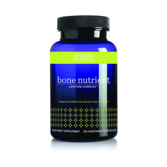 doTERRA Women Bone Nutrient Essential Complex bottle highlights calcium and magnesium for bone support