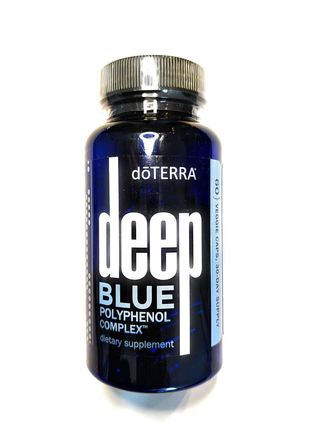 doTERRA deep blue polyphenol complex bottle for soothing muscle comfort and daily wellness
