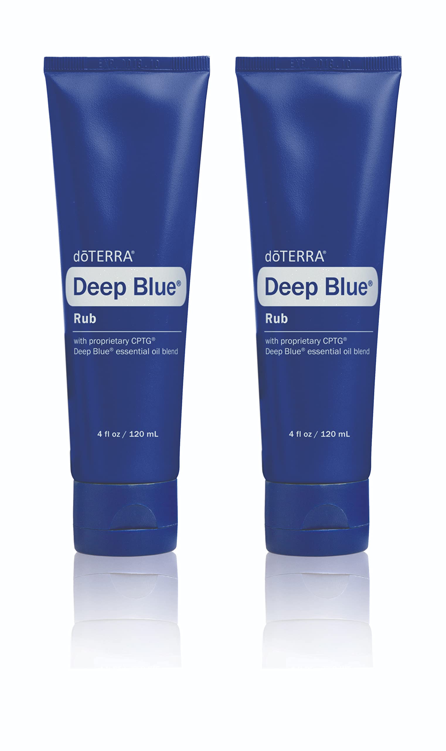 doTERRA Deep Blue Rub 4 oz jar close-up for post-workout use