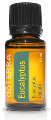 doTERRA Eucalyptus Radiata drop applied by hand for a soothing massage prep.