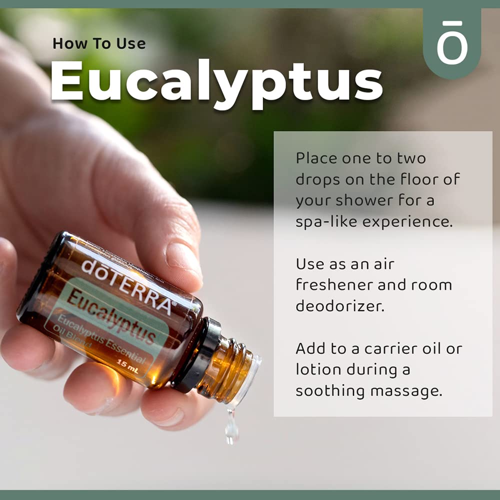 doTERRA Eucalyptus Radiata with moisturizer for skin refreshment and vitality.