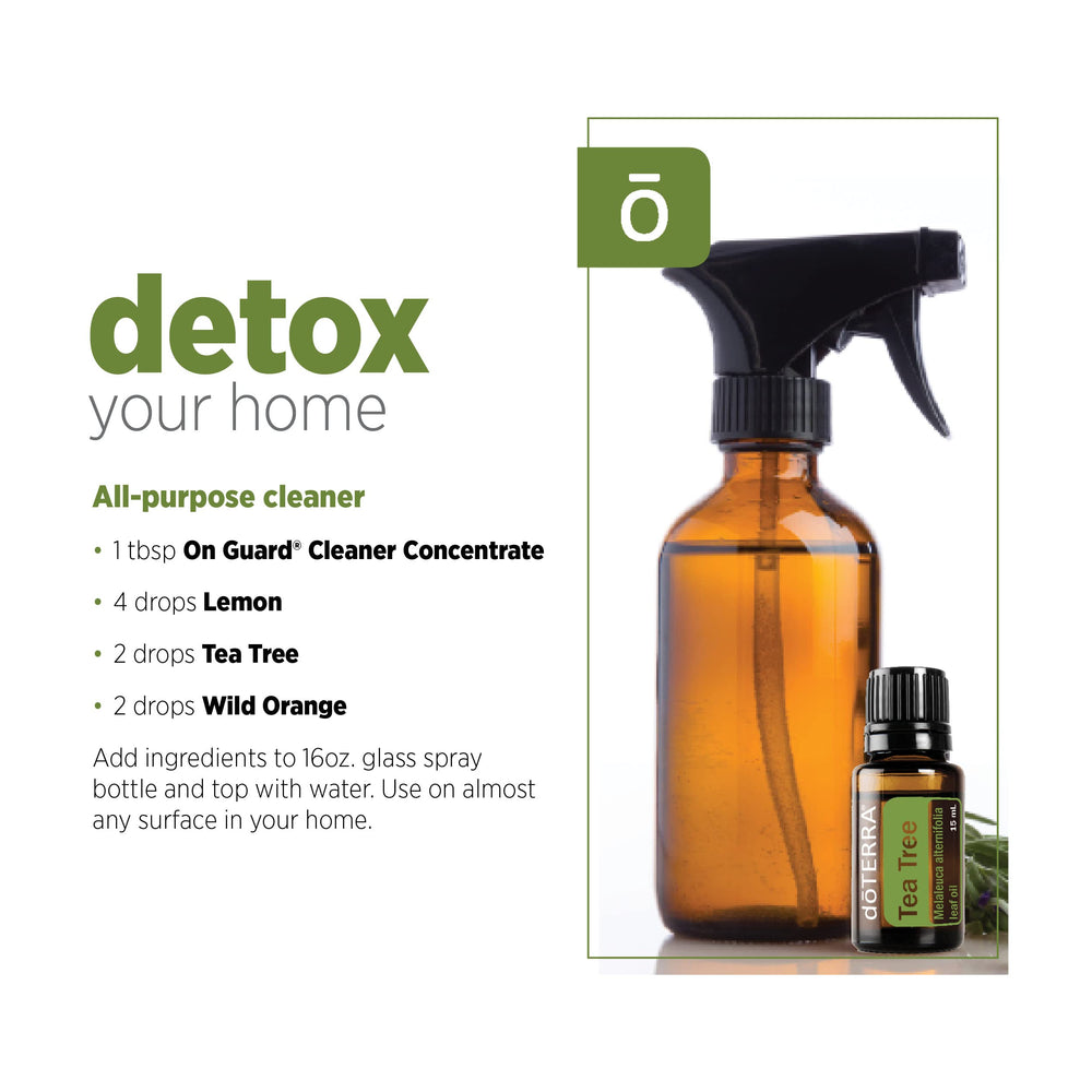 doTERRA Melaleuca spray bottle used on surfaces for protection