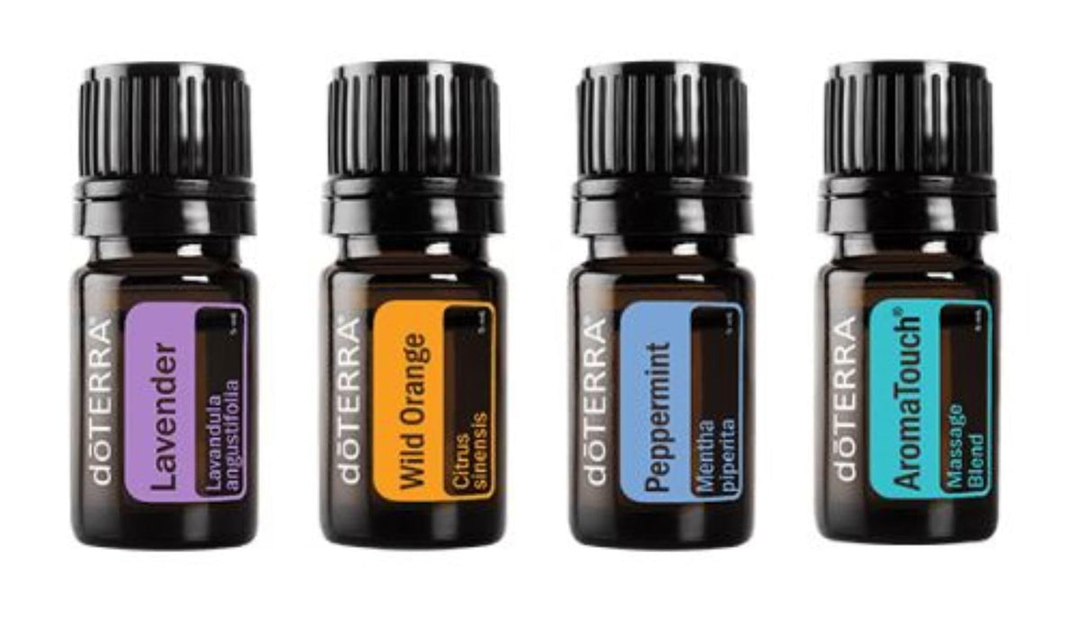 doTERRA Travel Kit lavender bottle for calm, versatile on-the-go use.