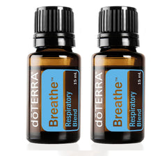 doTERRA Breathe bottle with calming night diffusion