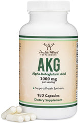 Double Wood AKG bottle front with capsules showing a three-month supply