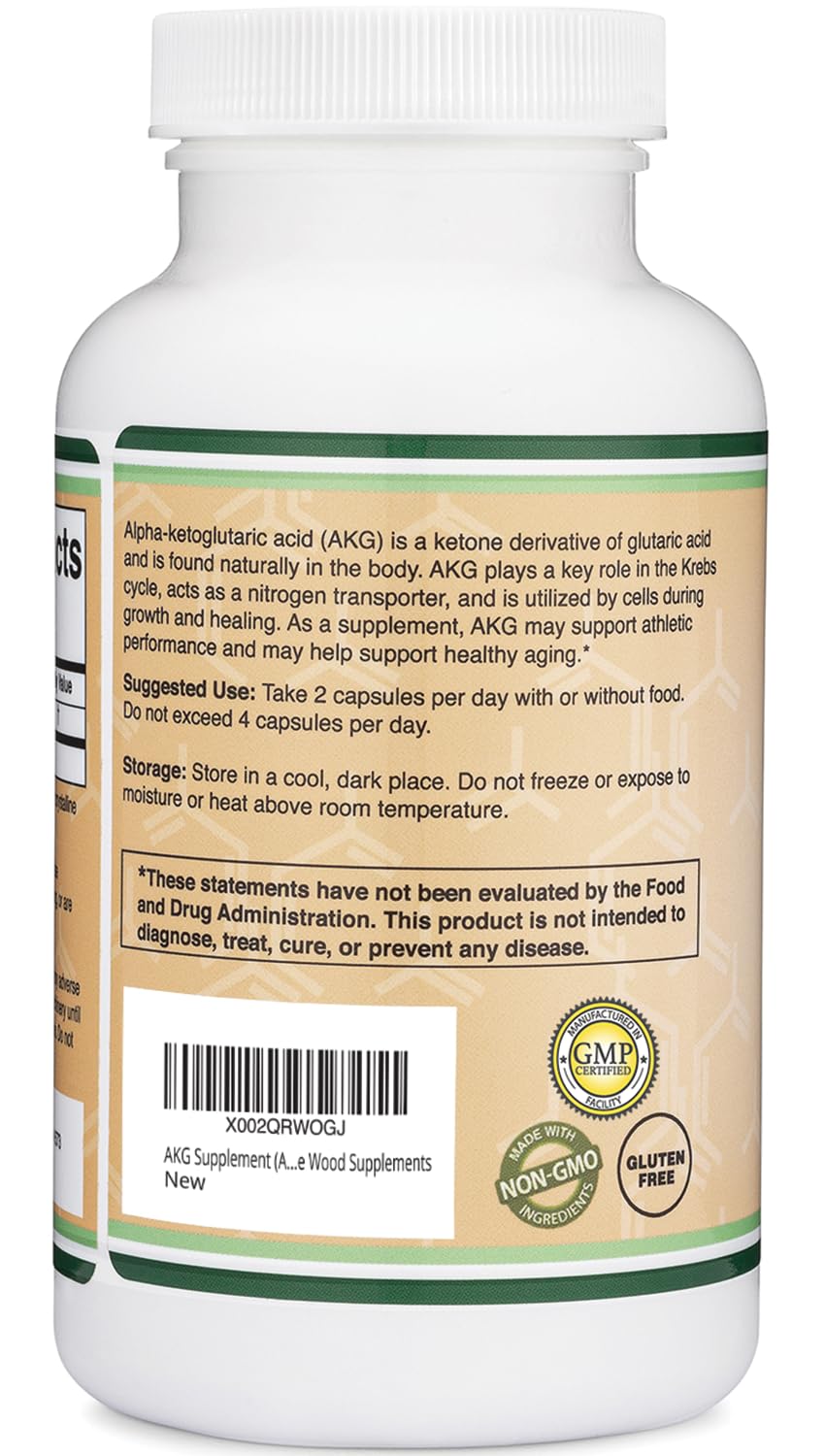 Label close-up emphasizing gluten-free formulation and 180-cap bottle