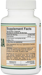 Akkermansia label indicating gluten-free and non-GMO status
