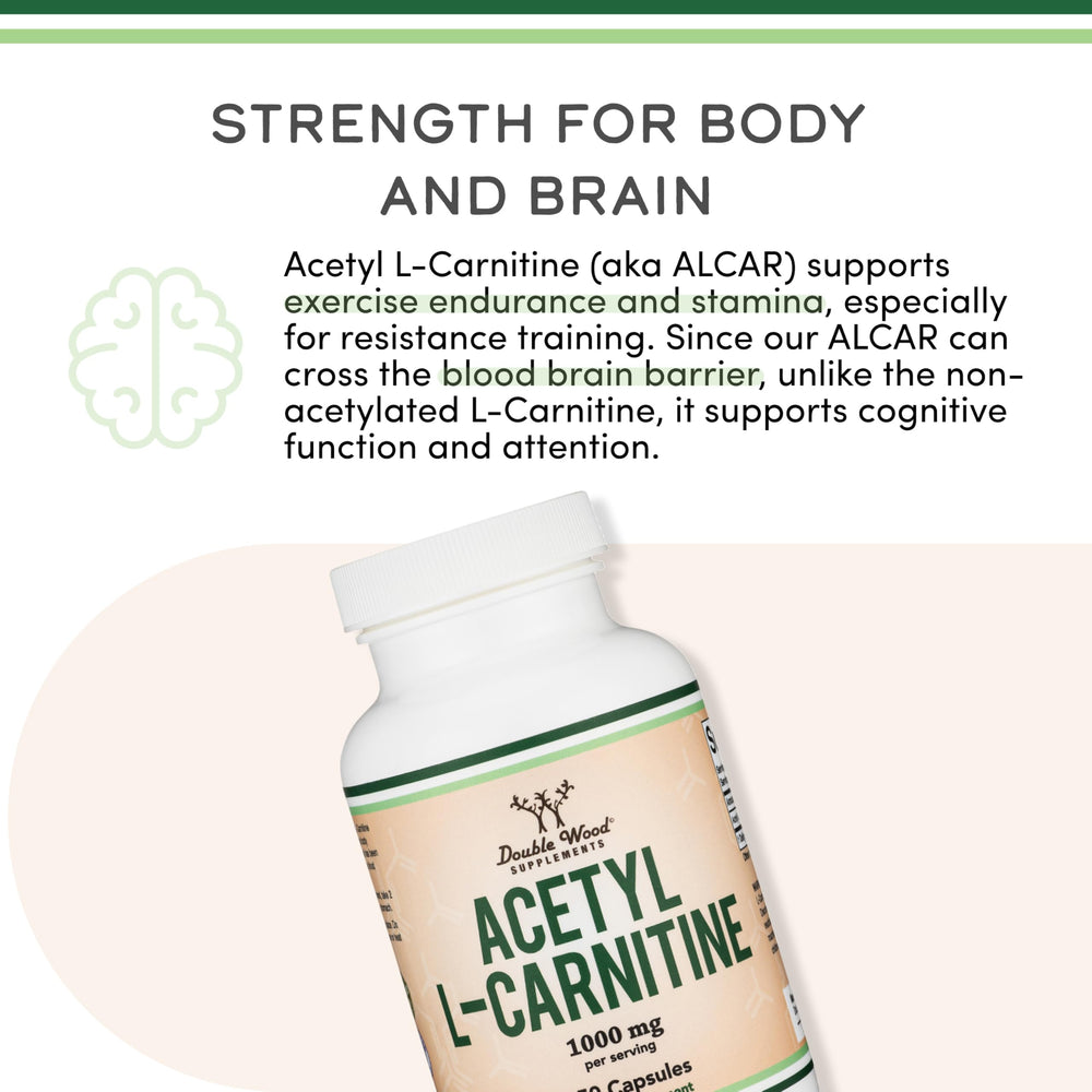 Double Wood Acetyl L-Carnitine production in the USA underscores trusted manufacturing.
