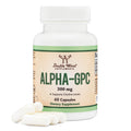 Double Wood Alpha GPC Choline – Brain Support & Focus (60 Count, 600mg) USA Made