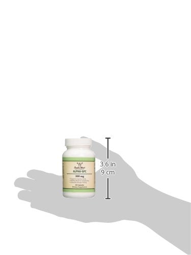 Double Wood Alpha GPC choline capsules in hand for daily routines