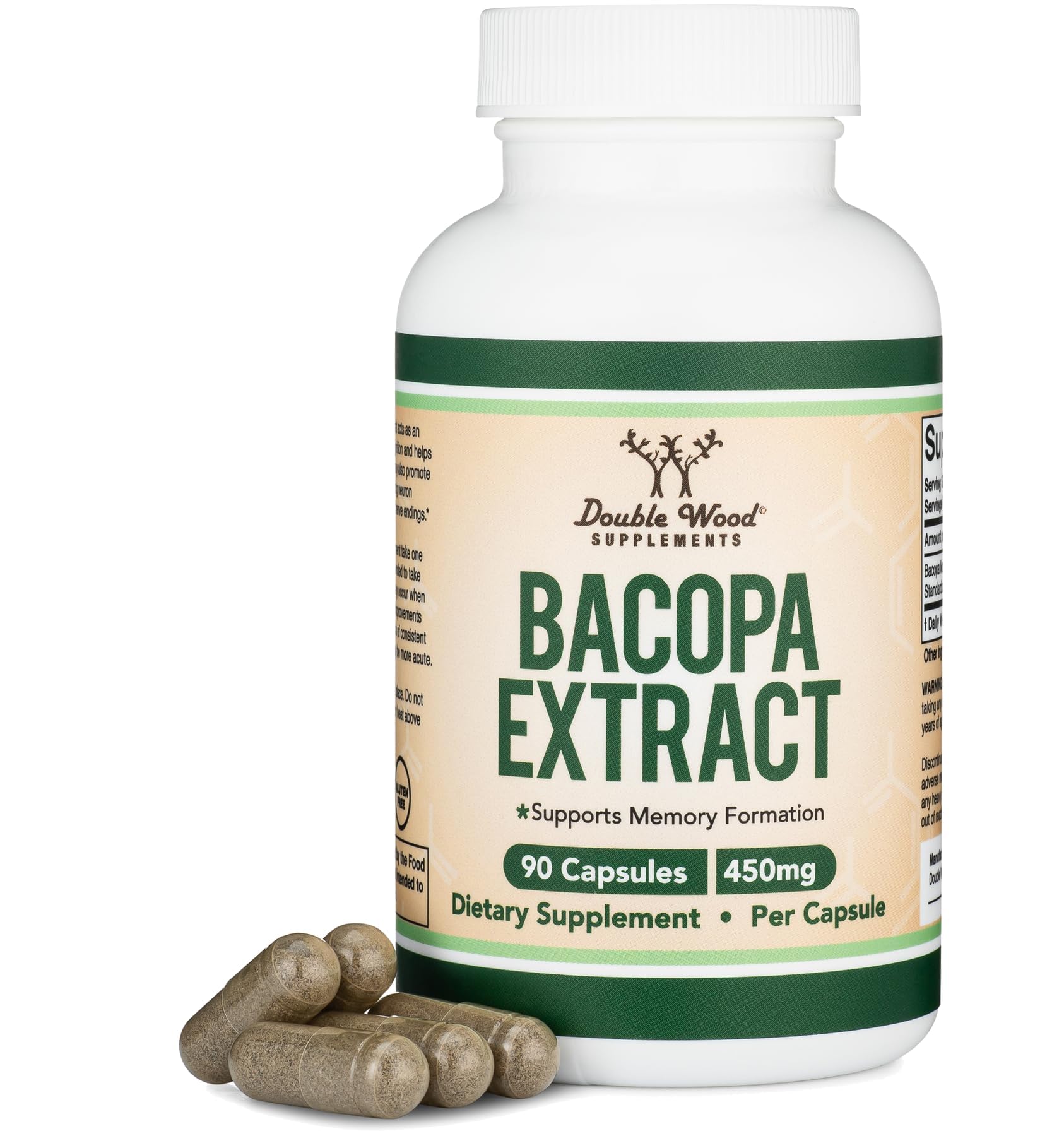 A daily-use scene with Double Wood Bacopa for mood and cognitive clarity.