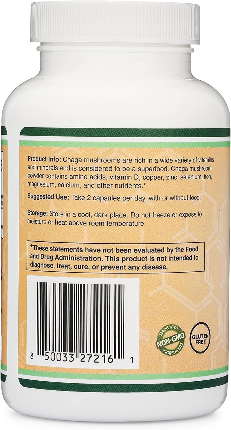 Organic, vegan-safe, non-GMO seal on Double Wood packaging signals purity.